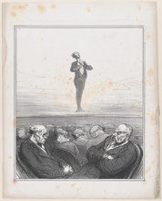 Concours du Conservatoire, 1870.  Creator: Honore Daumier.