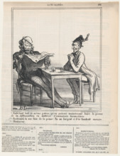Embêtant tout de même, patron..., 1870. Creator: Honore Daumier.