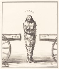 Histoire d'un règne, 1870. Creator: Honore Daumier.