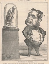 La Tristesse de Rouher, 1871. Creator: Honore Daumier.