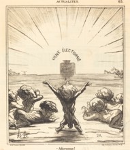 Adoremus!, 1869. Creator: Honore Daumier.