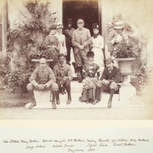 Family Group at Erigmore, from an album compiled by Sir John Everett Millais, 1880. Creator: Unknown.