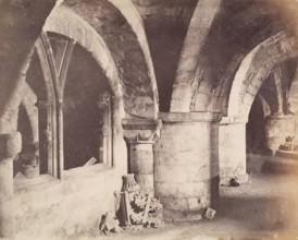 Church Interior, from an album compiled by Sir John Everett Millais. Creator: Unknown.