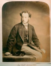 Photographic Portrait of Sir John Everett Millais, from an album compiled by John Everett Millais. Creator: John Watkins.
