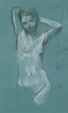 Study of a Young Girl. Creator: John MacAllan Swan.