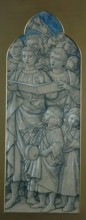 The Choristers - Design For A Stained Glass Window In Ely Cathedral, c1856. Creator: William Dyce.
