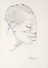 A Head, 1925-1937. Creator: Francis Campbell Bolleau Cadell.