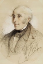 Portrait Sketch, c1840s. Creator: John Phillip.