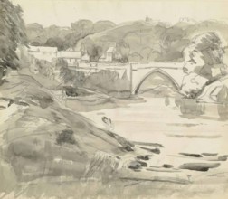 The Brig of Balgownie, Old Aberdeen, ex. 1924. Creator: William York Macgregor.