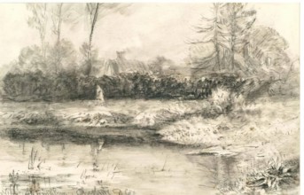 Near Altrincham, Cheshire, 1844. Creator: David Cox the Elder.