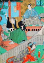 Kanadehon Chushingura, 1860. Creator: Utagawa Kunisada.