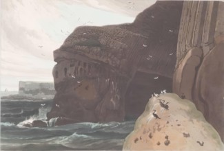 The Cormorant's Cave, Staffa. Creator: William Daniell.