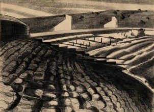 Dymchurch - The Strange Coast, 1920. Creator: Paul Nash.