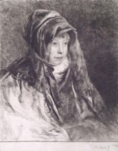 Agnes Geddes, the Artist's Mother, 1822. Creator: Andrew Geddes.