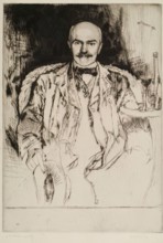 Joseph Benwell Clark, 1910. Creator: William Strang.