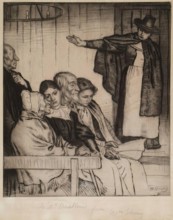 The Conventicle, 1893. Creator: William Strang.