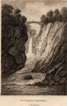 Gannachie Bridge, near Edzell, Angus., 1801. Creator: James Fittler.