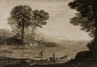 Classical Landscape, 1744. Creator: Pierre-Charles Canot.