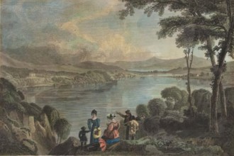 Loch Faed and Kean's Cottage (Bute-shire) from Bardarach, Looking North, c1820s.. Creator: Joseph Swan.