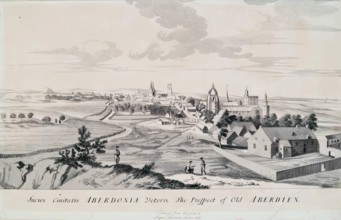 The Prospect of Old Aberdeen, 1814. Creator: Unknown.