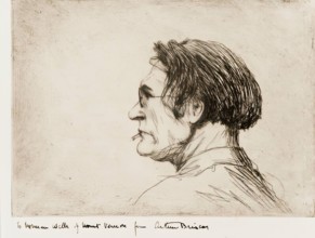 Portrait of James McBey. Creator: Arthur Briscoe.