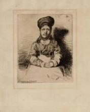 La Retamuse (The Tinker's Wife) (Kennedy 14), 1858. Creator: James Abbott McNeill Whistler.