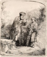 Abraham and Isaac, 1645. Creator: Rembrandt Harmensz van Rijn.