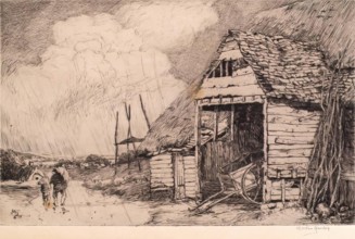 Hey! Ho! The Wind and the Rain, 1908. Creator: Martin Hardie.