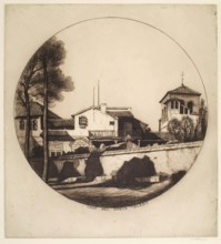 Casa Del Greco, Toledo, 1913. Creator: William Strang.