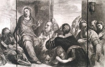 Christ Disputing with the Doctors in the Temple, c1821. Creator: Andrew Geddes.