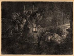 Adoration of the Shepherds, 1653. Creator: Rembrandt Harmensz van Rijn.