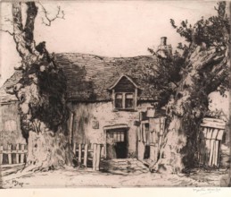 Dulieu's Pig Farm, 1907. Creator: Martin Hardie.