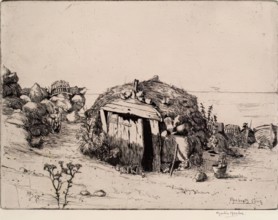 Penberth Cove, 1907. Creator: Martin Hardie.