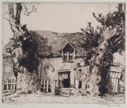 Duhen's Pig Farm, 1907. Creator: Martin Hardie.