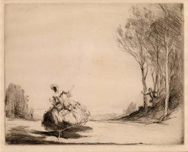 La Surprise, c1891-1921. Creator: Claude Allin Shepperson.