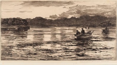 Loch Scene, c1860-1904. Creator: Colin Hunter.