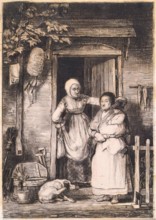 The Cottage Door, 1820. Creator: David Wilkie.