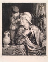 A Dutch Interior-Woman and Child, 1820-1821. Creator: David Wilkie.