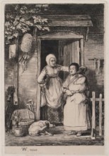 The Cottage Door, 1820. Creator: David Wilkie.
