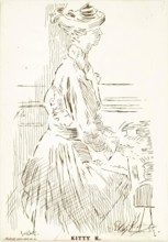 Kitty K, c1923. Creator: Walter Richard Sickert.