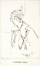 A Wicked Piece, c1922. Creator: Walter Richard Sickert.