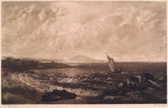 Aberlady Bay, (c1820s), c1889. Creator: William Brassey Hole.