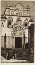 The Doorway Of Santa Cruz, Toledo, 1913. Creator: William Strang.