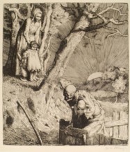 He Was Imprisoned, 1888. Creator: William Strang.