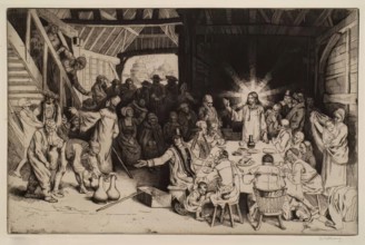 The Marriage At Cana, 1889. Creator: William Strang.