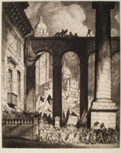 The Colonnade, 1914. Creator: William Strang.