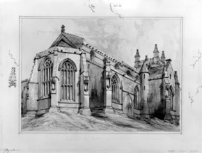 Linlithgow Church, 1851. Creator: Robert William Billings.