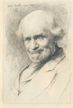 Geordie Webster-Illustration to "Johnny Gibb of Gushetneuk" by William Alexander, 1877. Creator: George Reid.