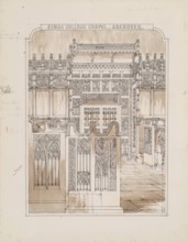 King's College Chapel and Stallwork, 1848. Creator: Robert William Billings.