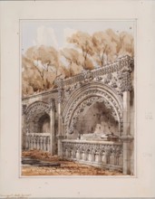 Aberdeen Cathedral - Monuments, South Transept, 1848-1852. Creator: Robert William Billings.